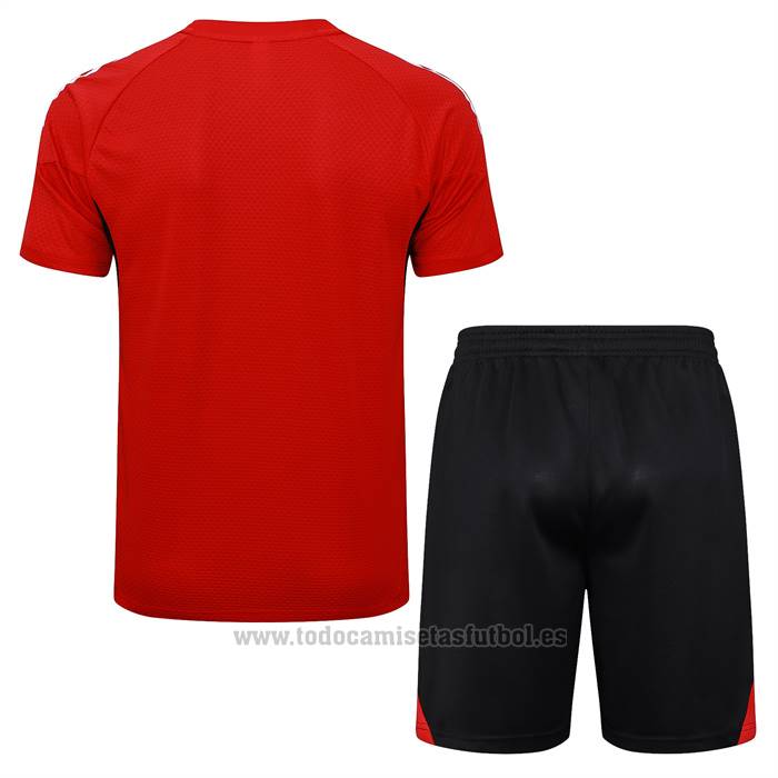 Chandal del Arsenal Manga Corta 2025-2026 Rojo - Pantalon Corto
